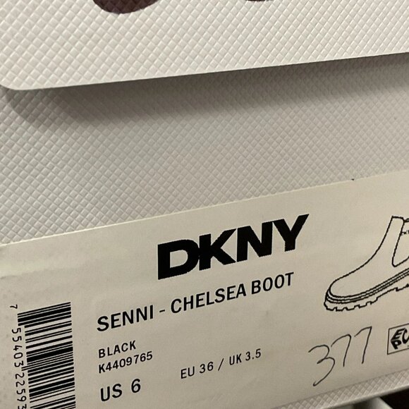 DKNY Womens Senni Chelsea Boots Black 6M-MSRP $149 - Picture 4 of 4